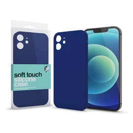 Xprotector XPRO™ Soft Touch szilikon tok Slim sötétkék Apple iPhone 16 Plus készülékhez