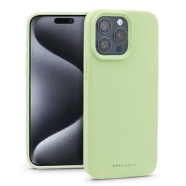 Apple iPhone 15 Pro Max szilikon hátlap - Roar Cloud Skin - zöld