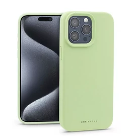 Apple iPhone 15 Pro szilikon hátlap - Roar Cloud Skin - zöld