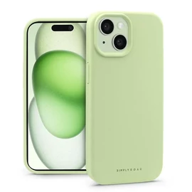 Apple iPhone 15 szilikon hátlap - Roar Cloud Skin - zöld