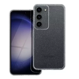 Clear 2mm Samsung Galaxy A55 5G csillámos tok, átlátszó