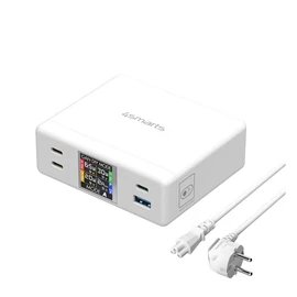 4smarts GaN DIY MODE töltő 130W, fehér