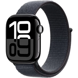Apple Watch Series10 GPS 42mm fekete alumíniumtok tintaszínű sportpánt