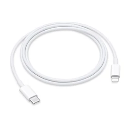 Apple Type-C / Lightning töltő- és adatkábel, 1m, fehér, MUQ93ZM/A Retail dobozos