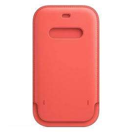 Apple iPhone 12 mini MagSafe-rögzítésű bebújtatós bőr tok, pink citrus