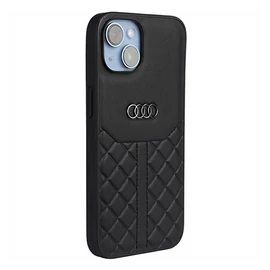 Audi Genuine Leather iPhone 13 / 14 / 15 tok, fekete