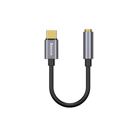 Baseus L54 USB Type-C audioadapter + 3,5 mm-es mini jack csatlakozó, szürke