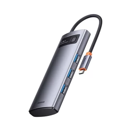 Baseus Metal Gleam Hub 4in1 Type-C, 4x USB 3.0