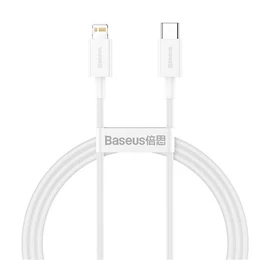 Baseus Superior Series Type-C / Lightning töltő- és adatkábel, 20W, PD, 1m, fehér