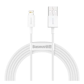 Baseus Superior USB-A - Lightning kábel, 2,4A, 2m, fehér