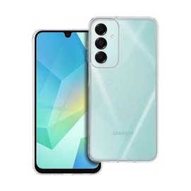 Clear 2mm Samsung A16 5G csillámos szilikon tok, átlátszó