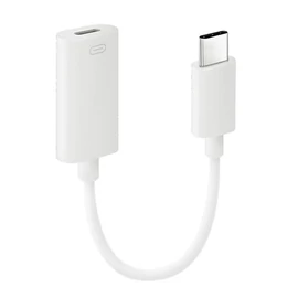 Energea Bazic GoCharge Type-C / Lightning adapter, 27W, fehér (Apple CarPlay támogatással)