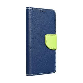 Fancy Xiaomi Redmi Note 11/11S flip tok, kék-lime