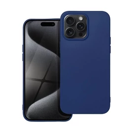 Forcell Soft Apple iPhone 15 Pro Max szilikon tok, sötétkék