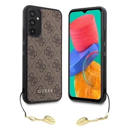 Guess 4G Charms Samsung Galaxy A34 5G szilikon tok, barna