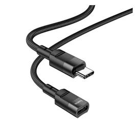 Hoco U107 Type C hosszabbító kábel 1,2m, fekete