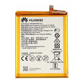 Huawei HB386483ECW (Honor 6X, G9 Plus) kompatibilis akkumulátor 3270mAh Li-iPol, OEM jellegű