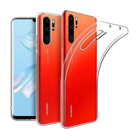 Huawei P40 lite E ultra slim 0,3mm szilikon tok, átlátszó
