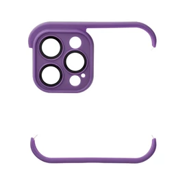 Mini bumper szilikon tok, Apple iPhone 12 Pro Max, lila