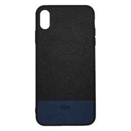 Mofi Szövet PU bőr hátlap tok Mi A2 Lite/ Redmi 6 Pro, fekete