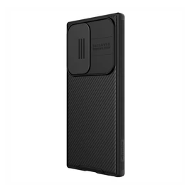 Nillkin CamShield Pro Samsung Galaxy S23 Ultra mágneses szilikon tok, Fekete