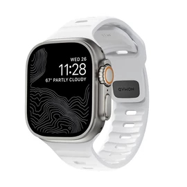 Nomad Sport Apple Watch 42/44/45/49mm M/L szíj, fehér