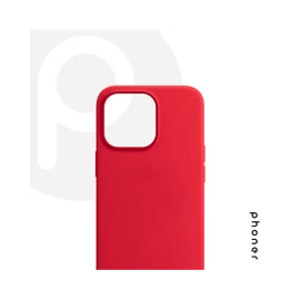 Phoner Apple iPhone 12 szilikon tok, piros