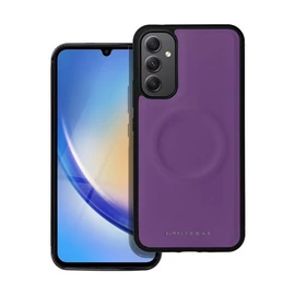Roar Morning Magsafe Samsung Galaxy A34 eco bőr tok, lila