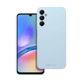 Roar Samsung Galaxy A05s prémium szilikon tok velúr béléssel, világoskék