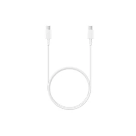 Samsung EP-DA705BW Type-C / Type-C töltő- és adatkábel, 1m, 3A, fehér