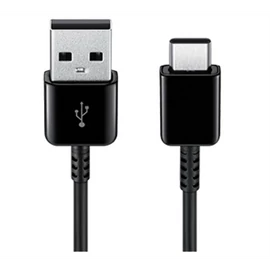 Samsung EP-DG930IBE USB / Type-C töltő- és adatkábel, 1,5m, fekete, Eco csomagolás