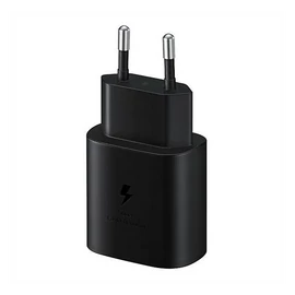 Samsung EP-TA800EBE hálózati töltő Type-C, 25W, fekete, ECO csomagolásban