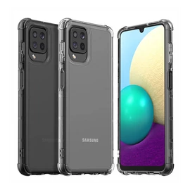 Samsung Galaxy M32 matt ütésálló gyári tok, füstszínű (GP-FPM325KDABW)