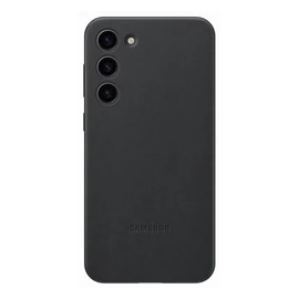 Samsung Galaxy S23+ Leather Cover, gyári bőr tok, fekete, EF-VS916LB