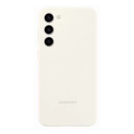 Samsung Galaxy S23+ Silicone Case, gyári szilikon tok, krém, EF-PS916TU