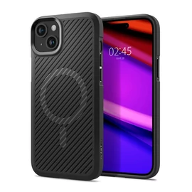 Spigen Core Armor MagFit Apple iPhone 15 Plus tok, Matte Black MagSafe, fekete