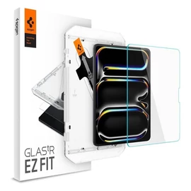 Spigen Glas.tR EZ Fit iPad Pro 13" (2024) tempered glass kijelzővédő fólia felhelyező kerettel 