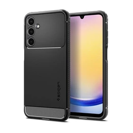 Spigen Rugged Armor Samsung Galaxy A25 tok, Matte Black, fekete