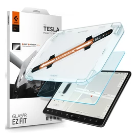 Spigen Tesla EZ Fit Refill Anti Glare kijelzővédő fólia felhelyező kerettel (Model Y/3) (1db)