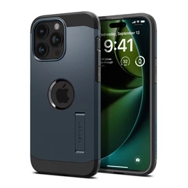 Spigen Tough Armor MagFit Apple iPhone 15 Pro tok, MagSafe Metal Slate, sötétkék
