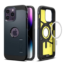 Spigen Tough Armor Mag Apple iPhone 14 Pro Max tok, Metal Slate, sötétkék MagSafe, sötétkék