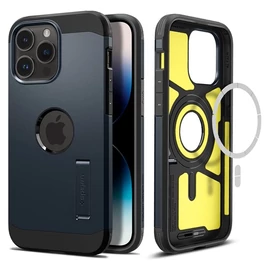 Spigen Tough Armor Mag Apple iPhone 14 Pro tok, Metal Slate, sötétkék MagSafe, sötétkék