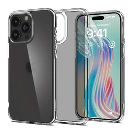 Spigen Ultra Hybrid Apple iPhone 15 Pro tok, Frost Clear, átlátszó