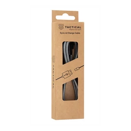 Tactical Fast Rope Kevlar USB / Type-C töltő- és adatkábel, 0.3m, szürke