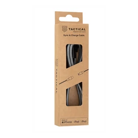 Tactical Fast Rope Kevlar Type-C / Lightning MFi töltő- és adatkábel, 1m, szürke