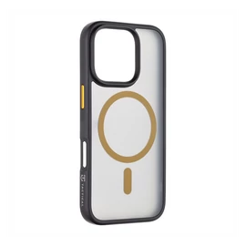 Tactical MagForce Hyperstealth 2.0 Apple iPhone 16 Pro MagSafe kompatibilis tok, fekete/sárga