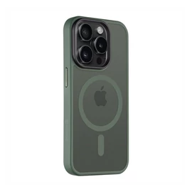 Tactical MagForce Hyperstealth Apple iPhone 15 Pro Magsafe hátlap tok, zöld