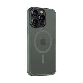 Tactical MagForce Hyperstealth Apple iPhone 15 Pro Max Magsafe hátlap tok, zöld