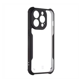 Tactical Quantum Stealth Apple iPhone 15 Pro tok, fekete/átlátszó