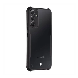 Tactical Quantum Stealth Samsung Galaxy A34 5G hátlap tok, átlátszó/fekete